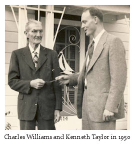 Charles Taylor and Kenneth Taylor in 1950
